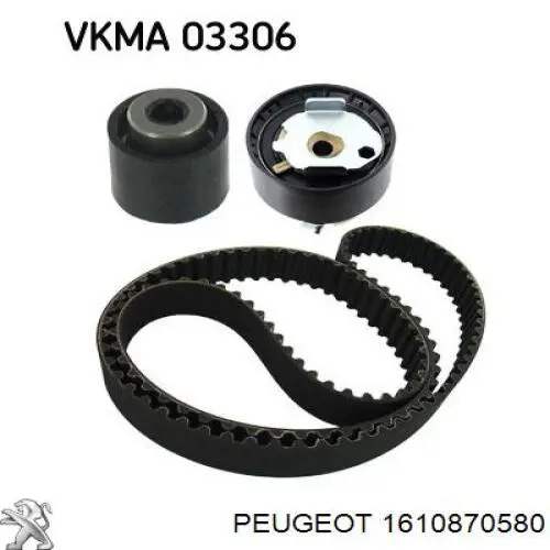 Correia do mecanismo de distribuição de gás Peugeot/Citroen 1610870580 preço, a partir de 55,80 USD