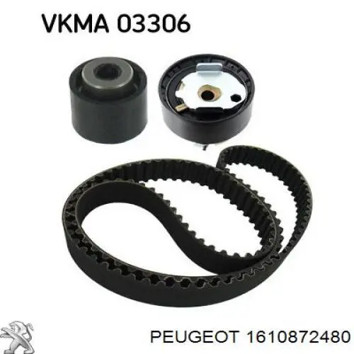 Correia do mecanismo de distribuição de gás, kit Peugeot/Citroen 1610872480 preço, a partir de 89,74 USD