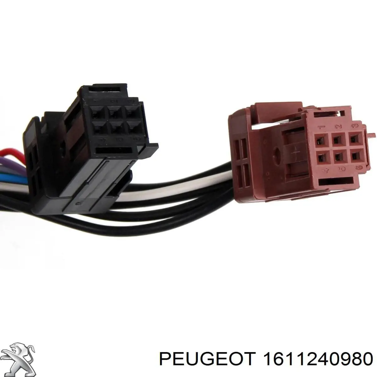 Espelho de retrovisão direito 1611240980 Peugeot/Citroen