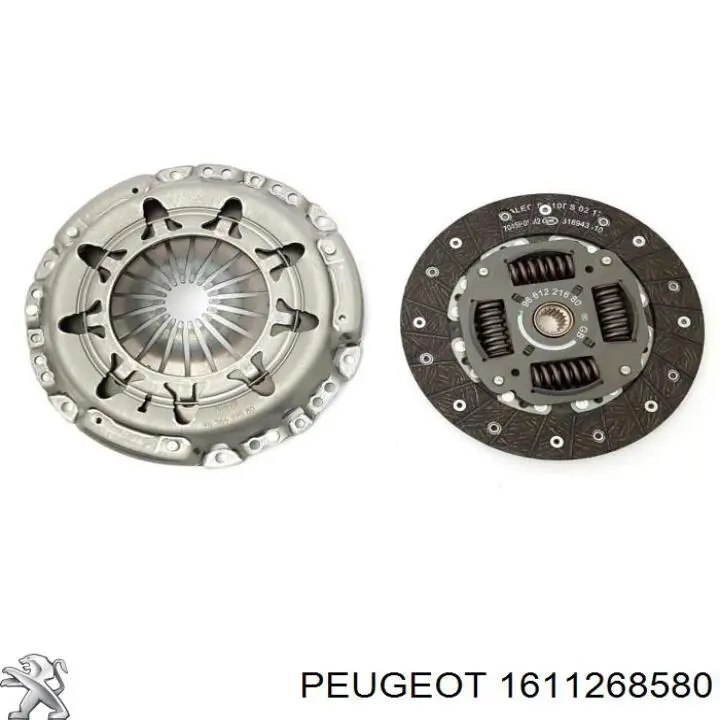1611268580 Peugeot/Citroen Kit de embraiagem (3 peças)