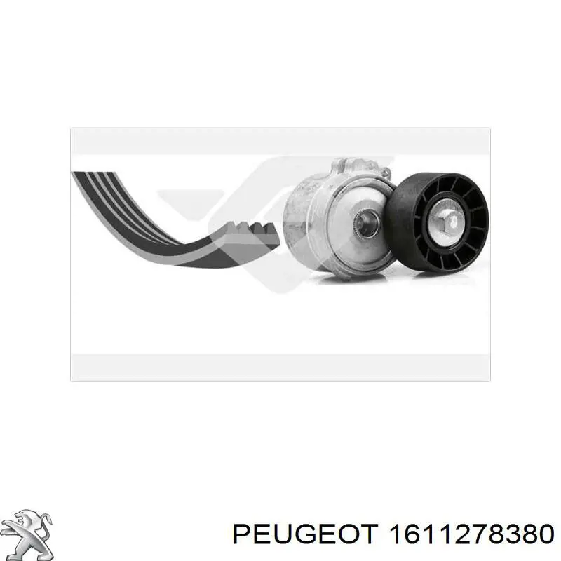 1611278380 Peugeot/Citroen Correia dos conjuntos de transmissão, kit