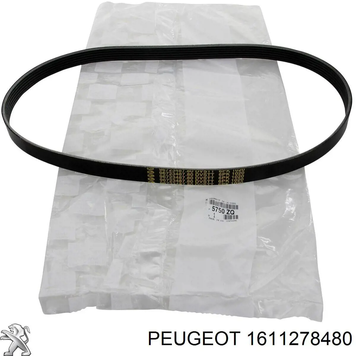 1611278480 Peugeot/Citroen Correia dos conjuntos de transmissão, kit