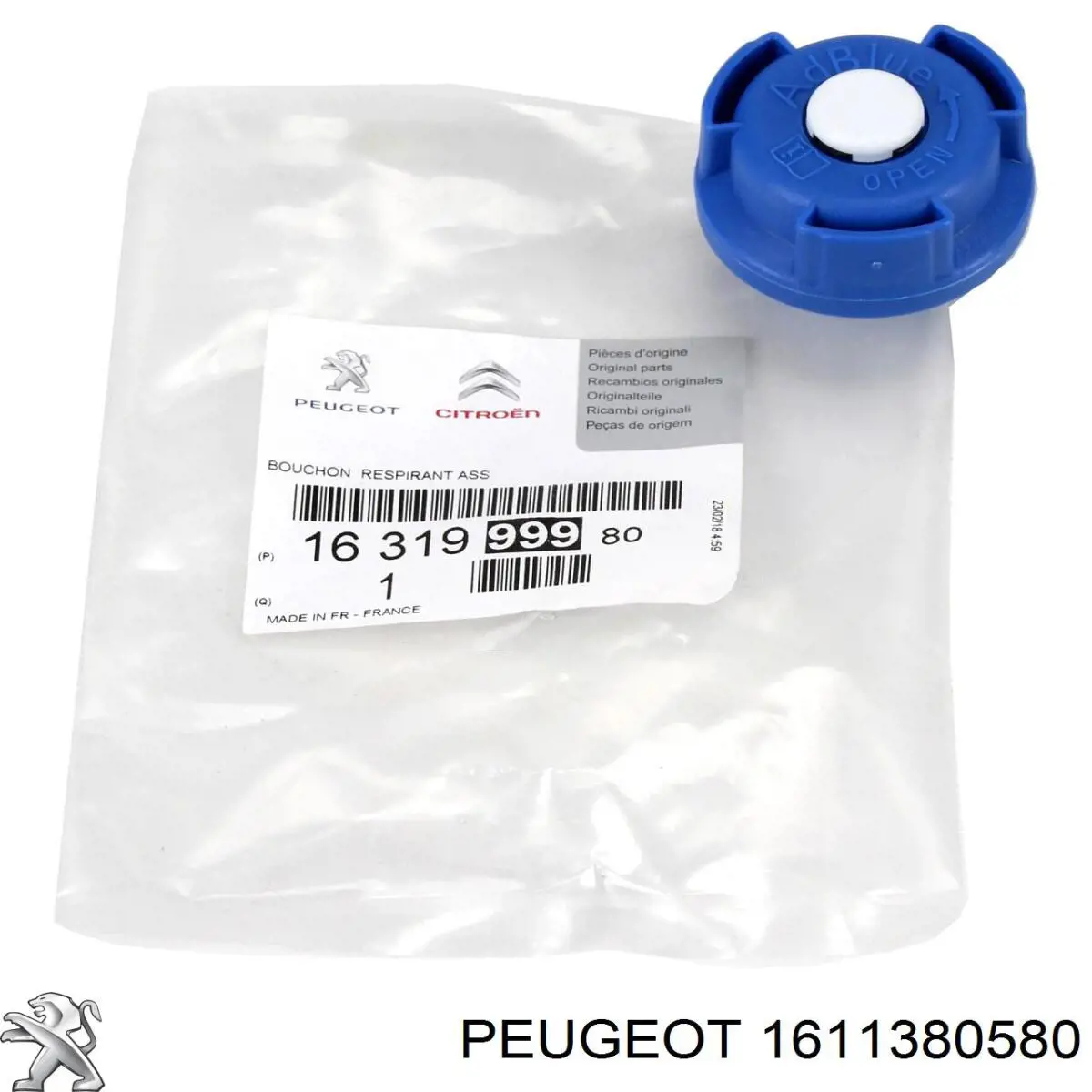 Kit de suportes/ fixações do para-choque dianteiro Peugeot/Citroen 1611380580