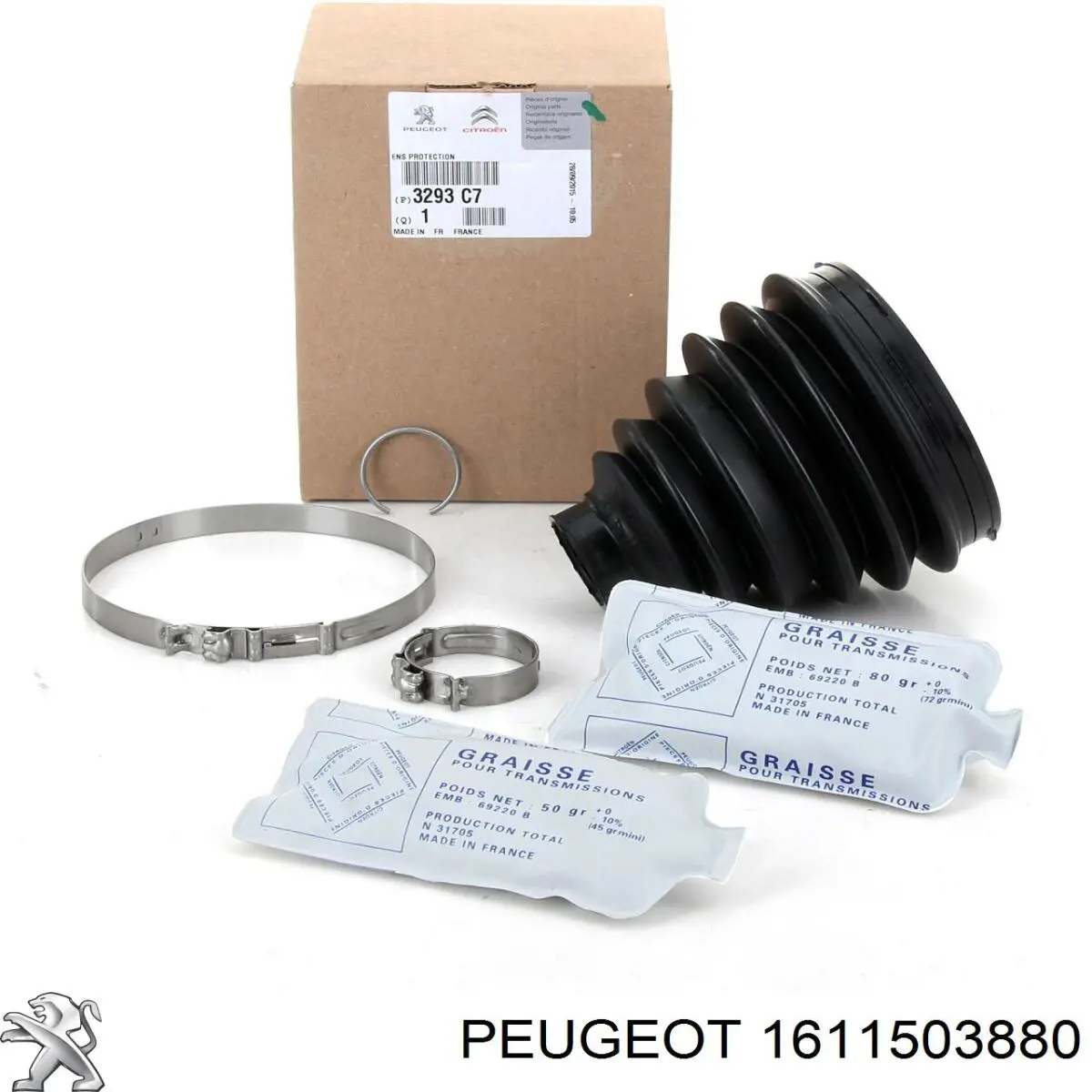 Compre 1611503880 Peugeot/Citroen Correia dos conjuntos de transmissão, kit