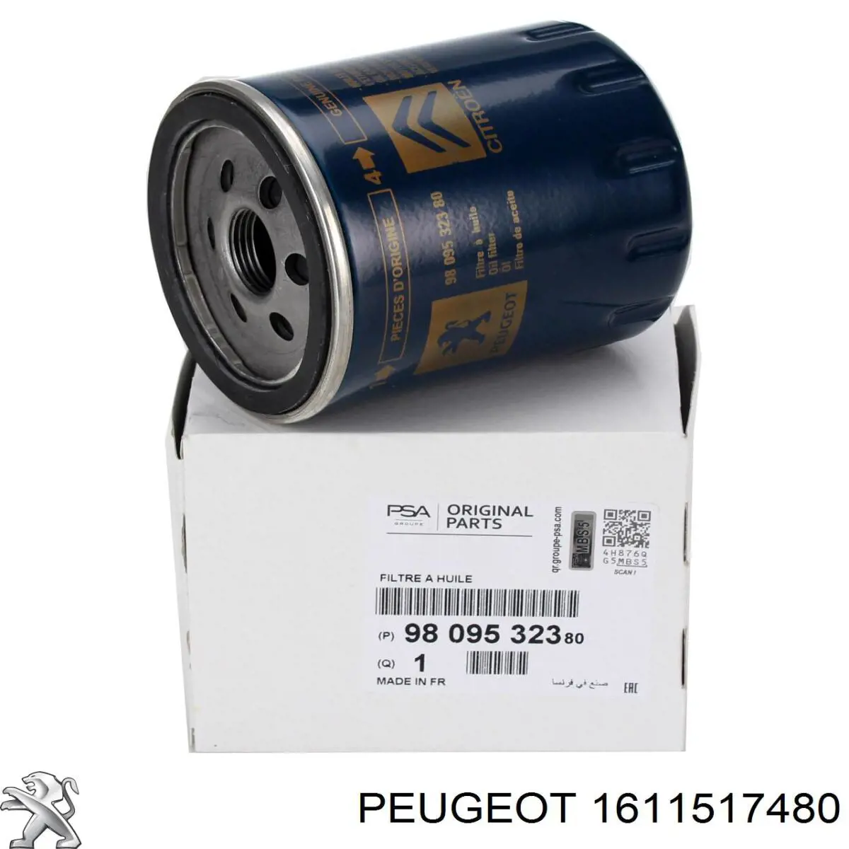 Compre 1611517480 Peugeot/Citroen Filtro de fornecimento de óleo de turbina