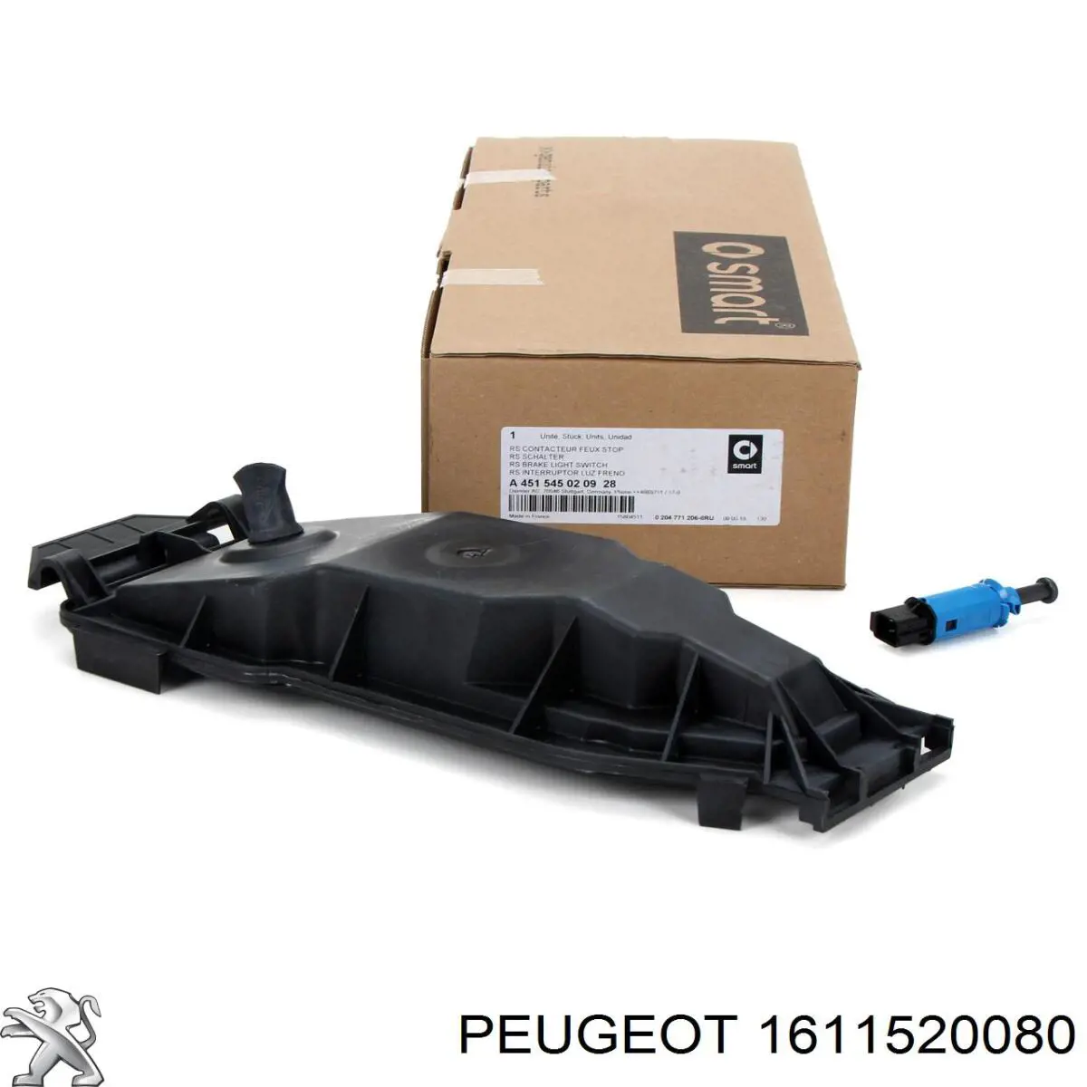 1611520080 Peugeot/Citroen Sensor de posição de pedal de embraiagem
