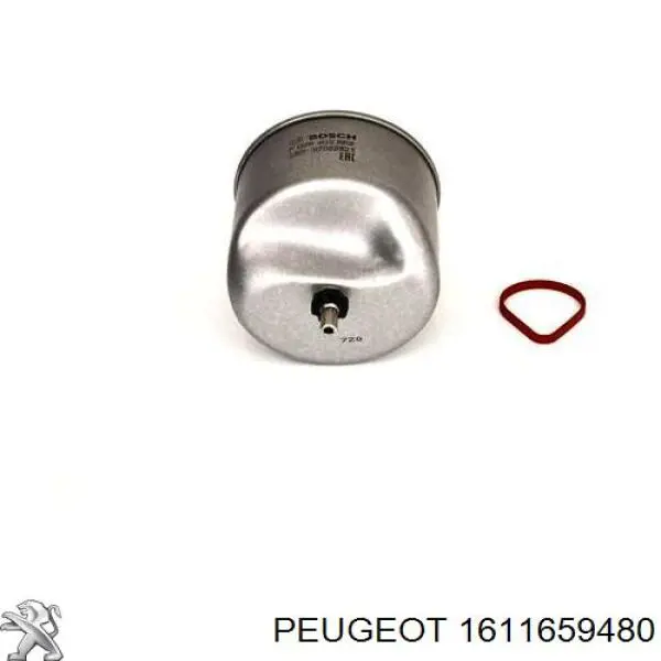1611659480 Peugeot/Citroen Filtro de combustível