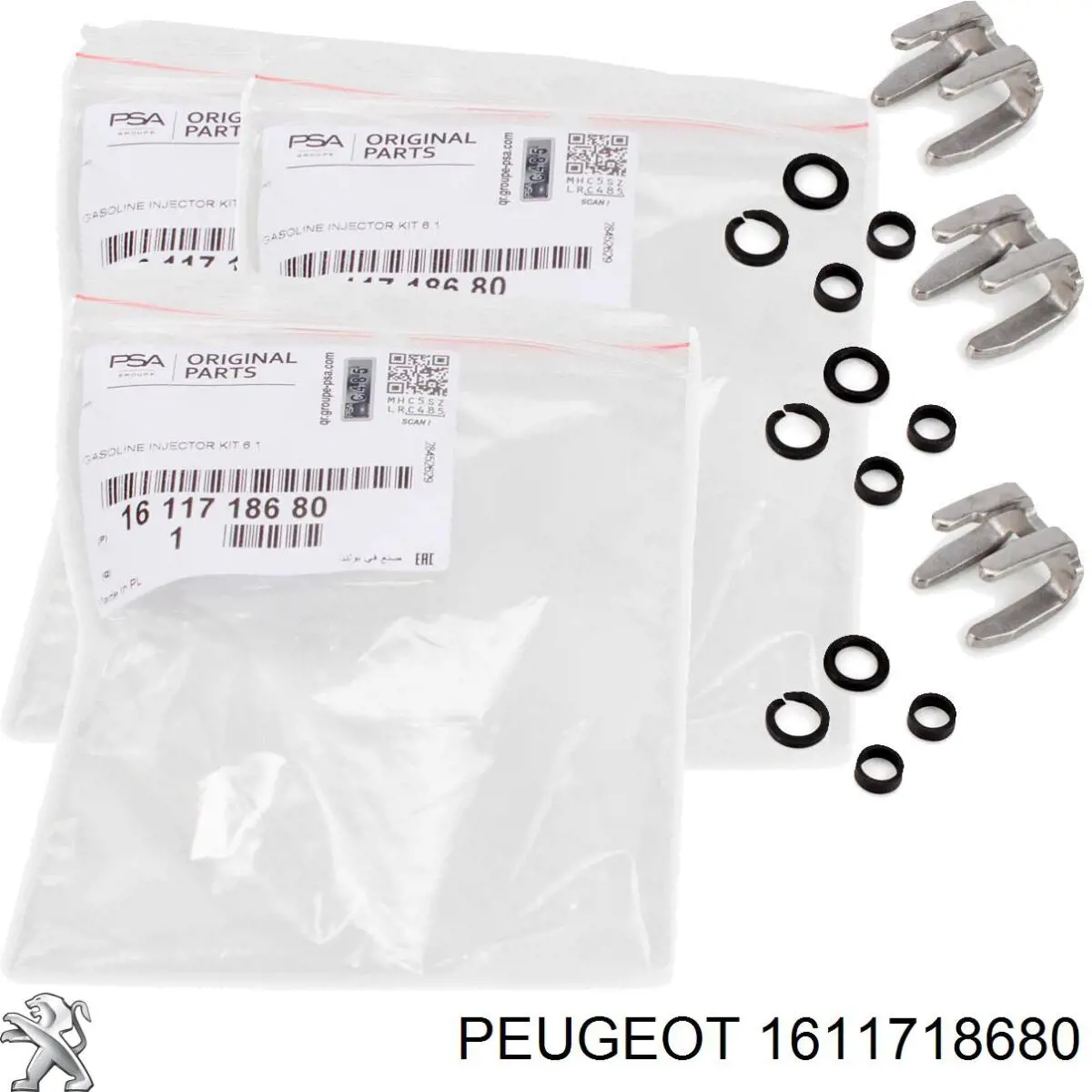 Compre 1611718680 Peugeot/Citroen Kit de reparação do injetor