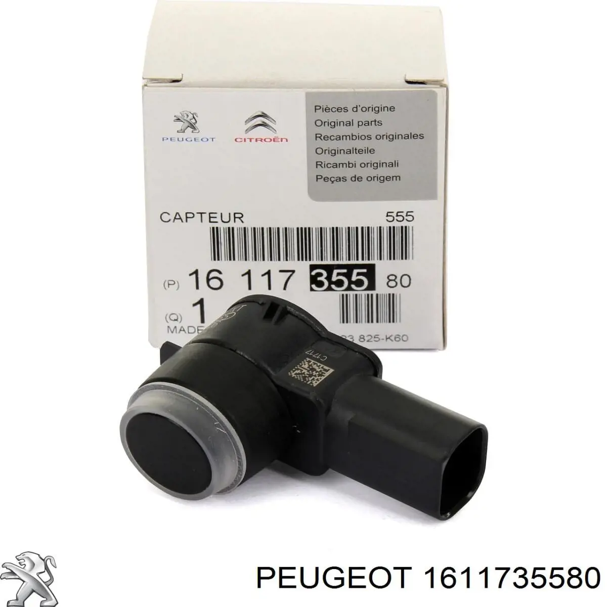 Sensor traseiro de sinalização de estacionamento (sensor de estacionamento) Peugeot/Citroen 1611735580 preço, a partir de 39,18 USD