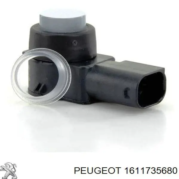 1611735680 Peugeot/Citroen Sensor traseiro de sinalização de estacionamento (sensor de estacionamento)