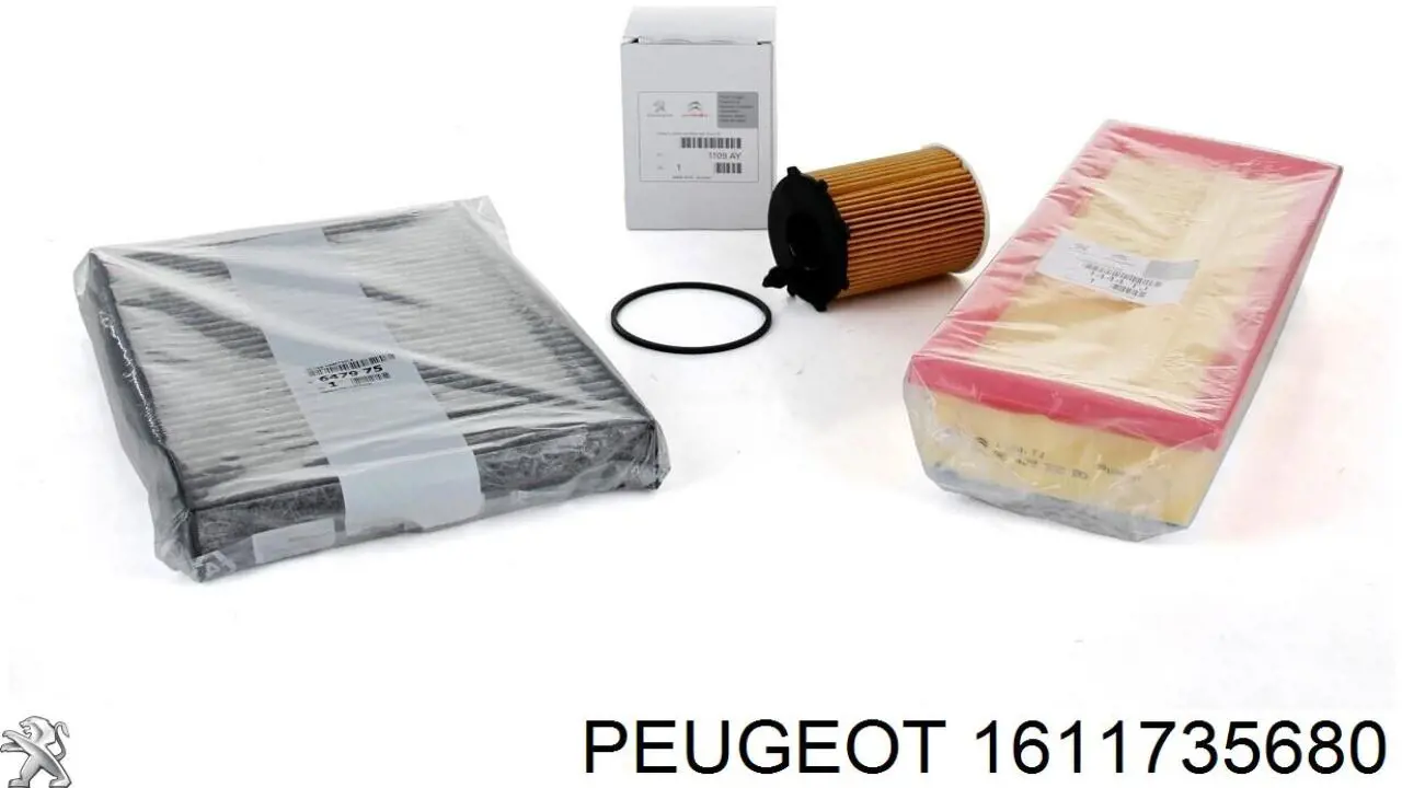 Compre 1611735680 Peugeot/Citroen Sensor traseiro de sinalização de estacionamento (sensor de estacionamento)