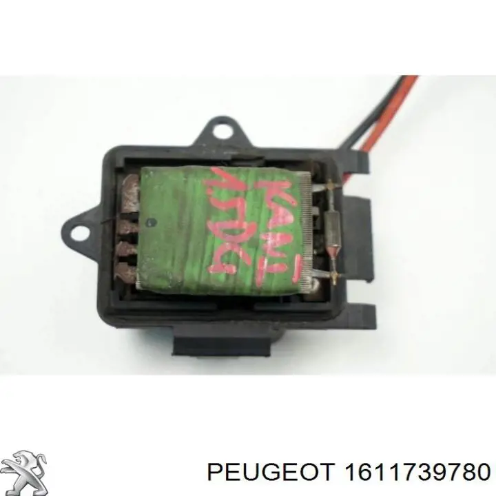 Fios isolados de motor de ventilador de esfriamento Peugeot/Citroen 1611739780
