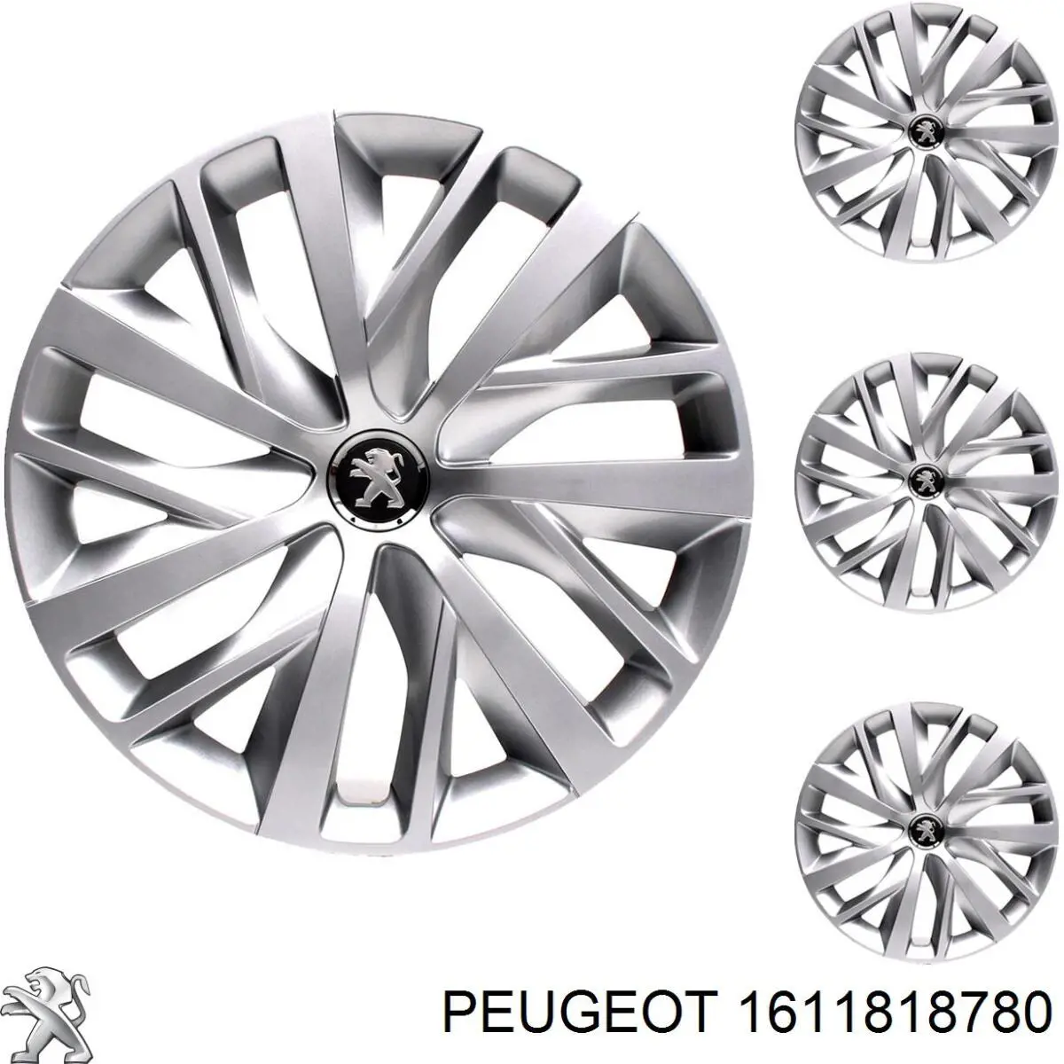 Compre 1611818780 Peugeot/Citroen Calota de parafuso de roda