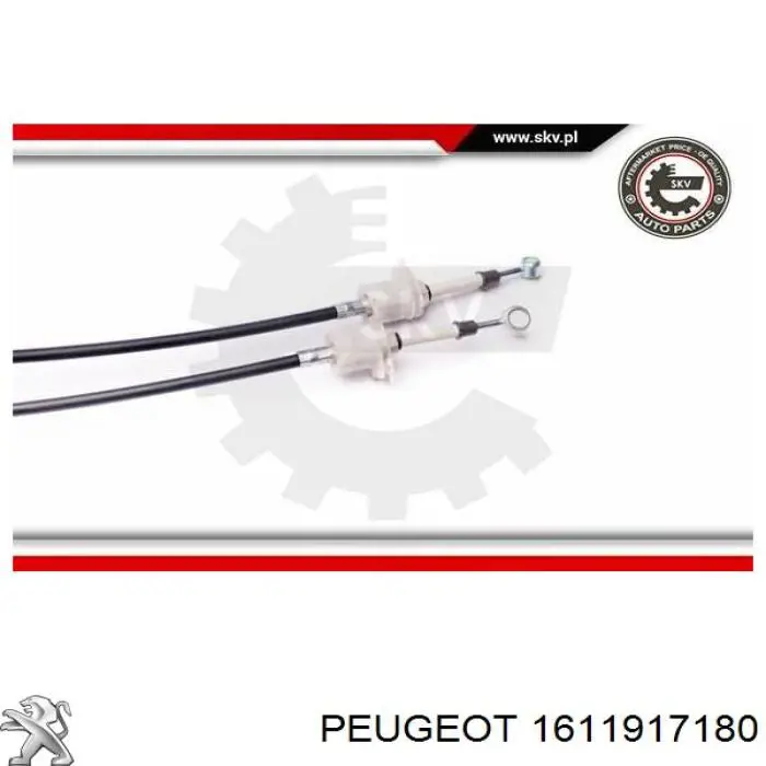 Cabo de mudança duplo 1680306180 Peugeot/Citroen