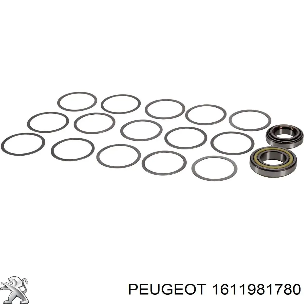 Compre 1611981780 Peugeot/Citroen Rolamento da árvore primária da Caixa de Mudança