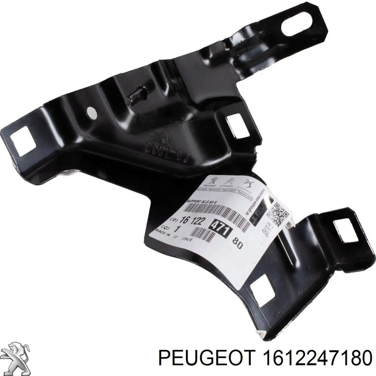 Compre 1612247180 Peugeot/Citroen Consola dianteira de fixação do pára-lama dianteiro esquerdo