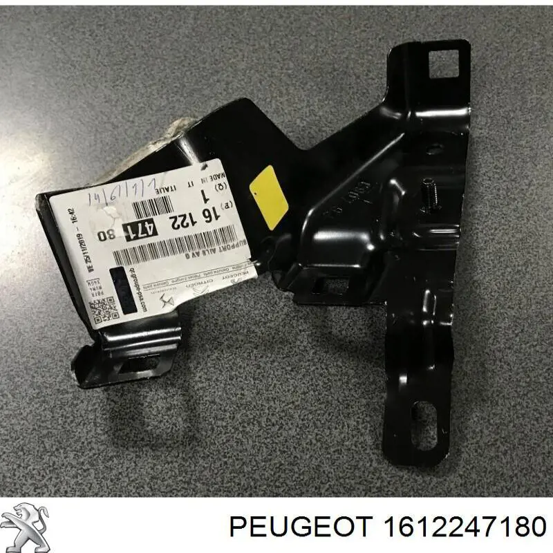1612247180 Peugeot/Citroen Consola dianteira de fixação do pára-lama dianteiro esquerdo