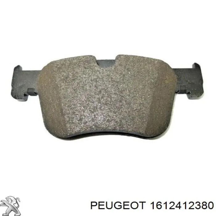 1612412380 Peugeot/Citroen Sapatas do freio dianteiras de disco