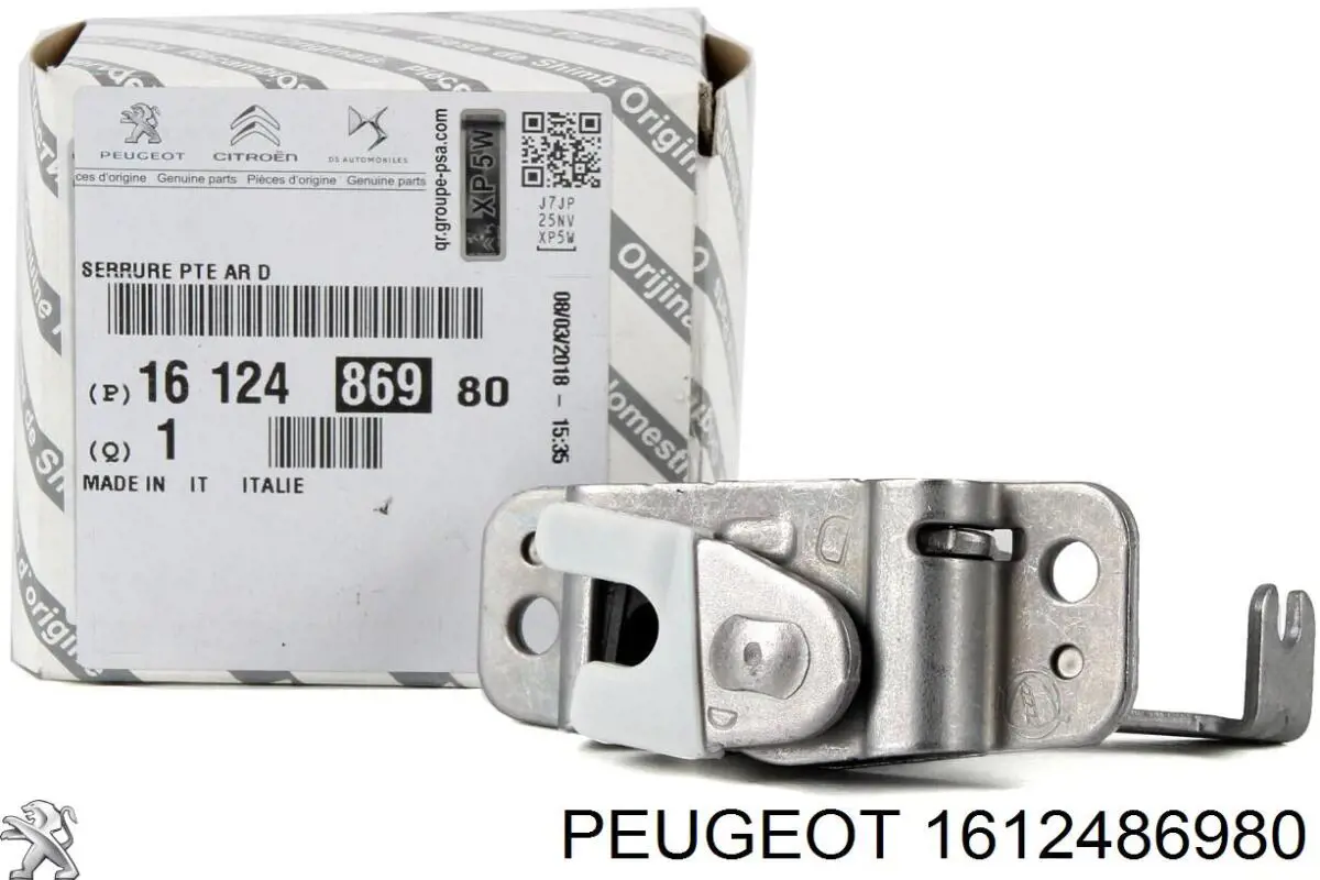Compre 1612486980 Peugeot/Citroen Fecho da porta lateral deslizante direita