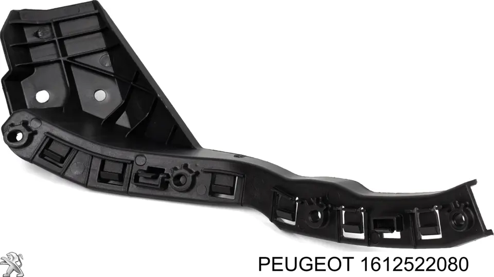 1612522080 Peugeot/Citroen Consola do pára-choque dianteiro esquerdo