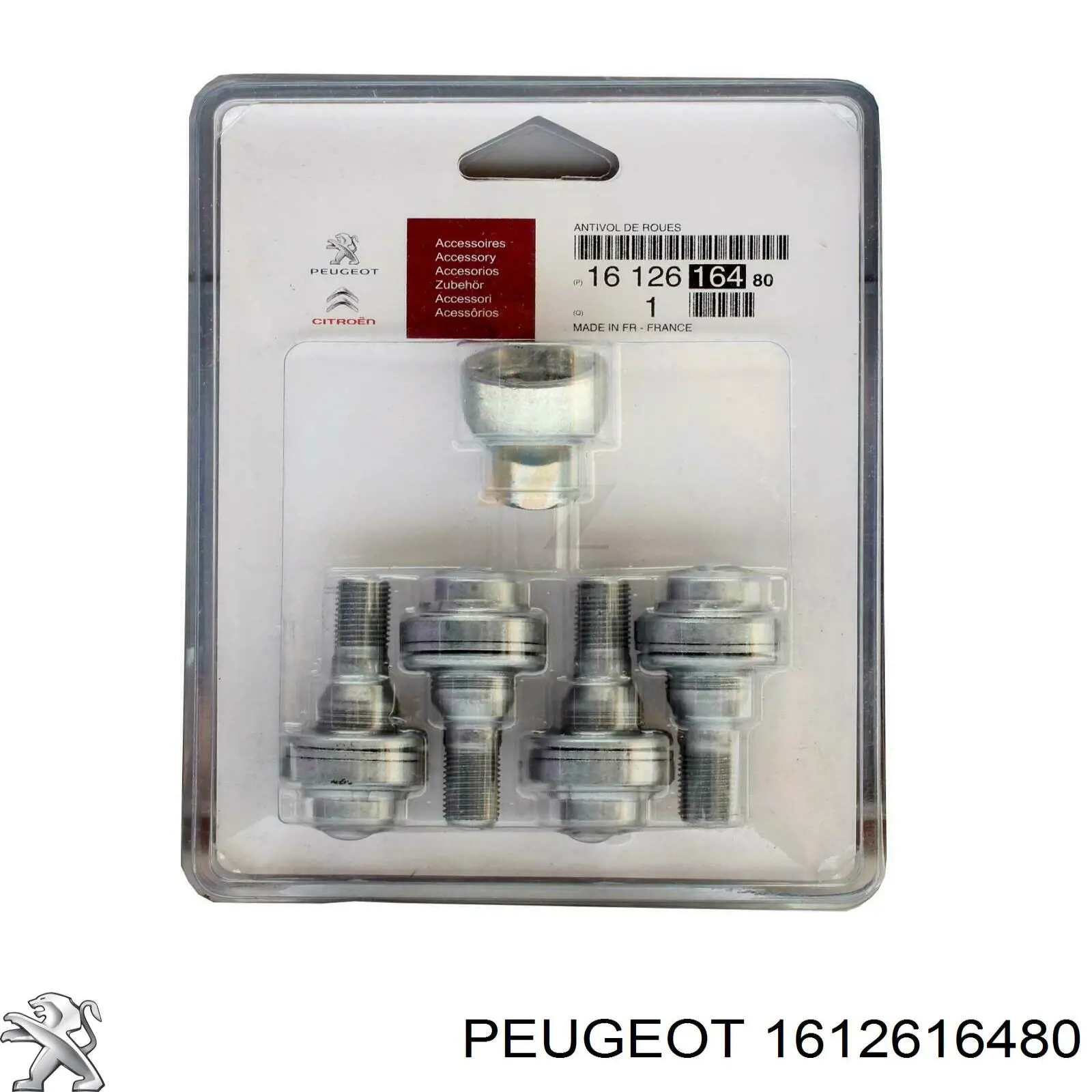 Parafuso de roda Peugeot/Citroen 1612616480 preço, a partir de 62,61 USD