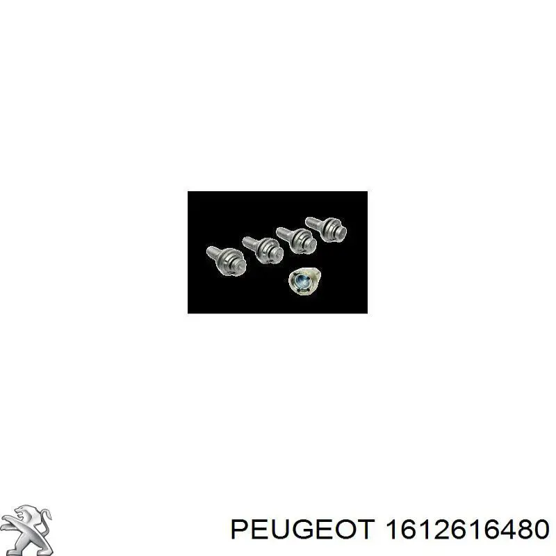 Compre 1612616480 Peugeot/Citroen Parafuso de roda