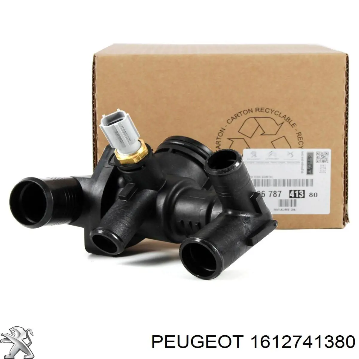Compre 1612741380 Peugeot/Citroen Mangueira da Direção hidrâulica assistida de pressão alta desde a bomba até a régua (do mecanismo)