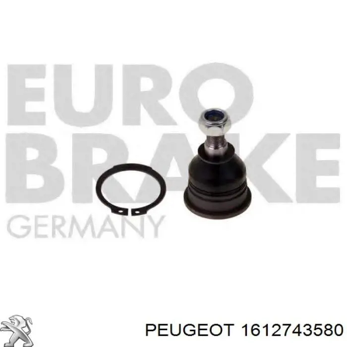 Amortecedor dianteiro 1612743580 Peugeot/Citroen