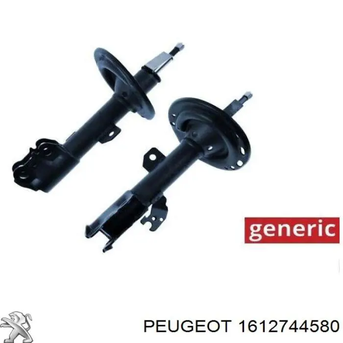 Compre 1628564680 Peugeot/Citroen Amortecedor dianteiro
