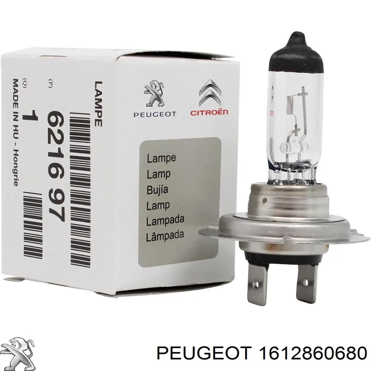 Compre 00006216F6 Peugeot/Citroen Lâmpada halógena