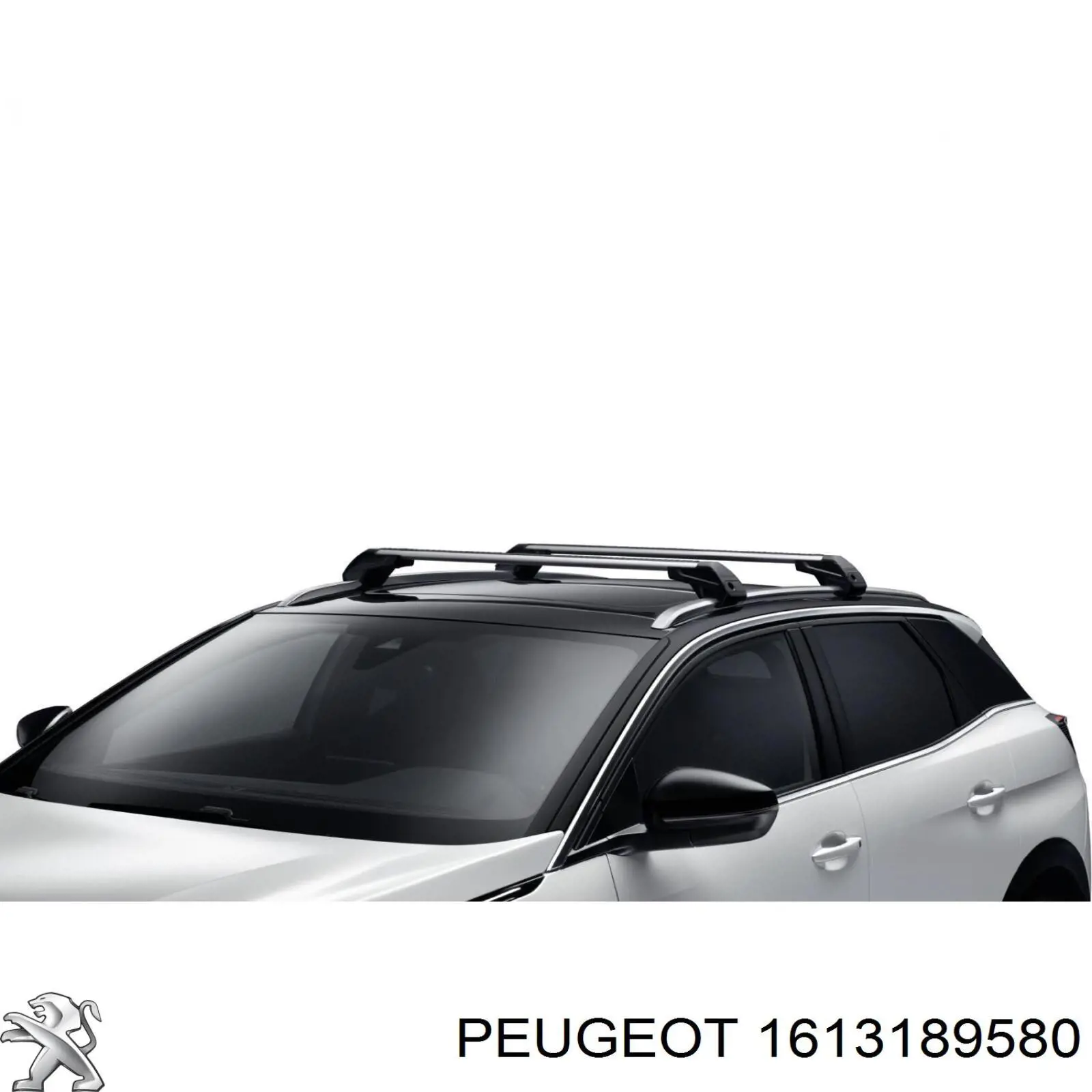 1613189580 Peugeot/Citroen Porta-bagagem do teto, kit