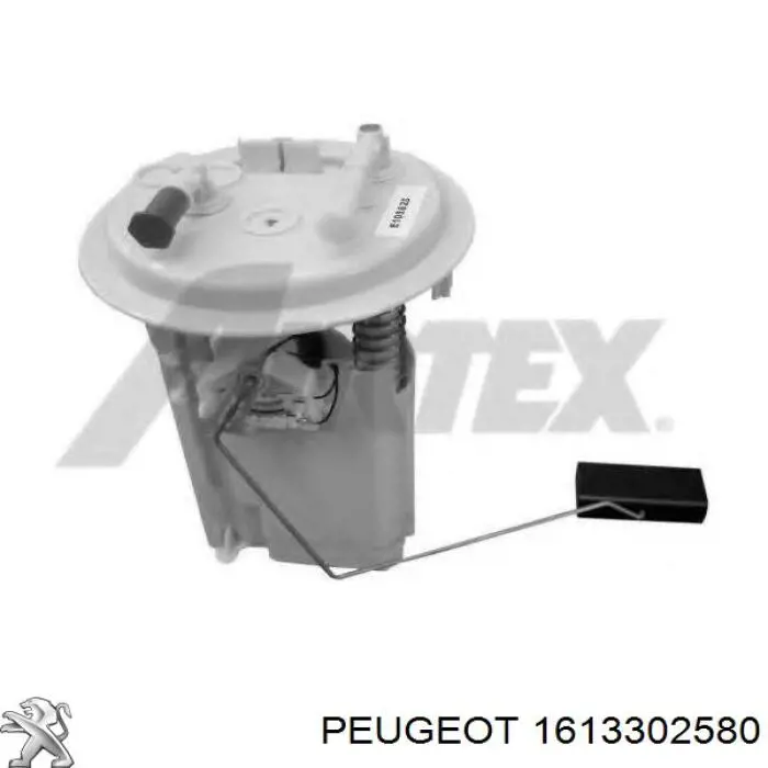 Módulo de bomba de combustível com sensor do nível de combustível 1613302580 Peugeot/Citroen