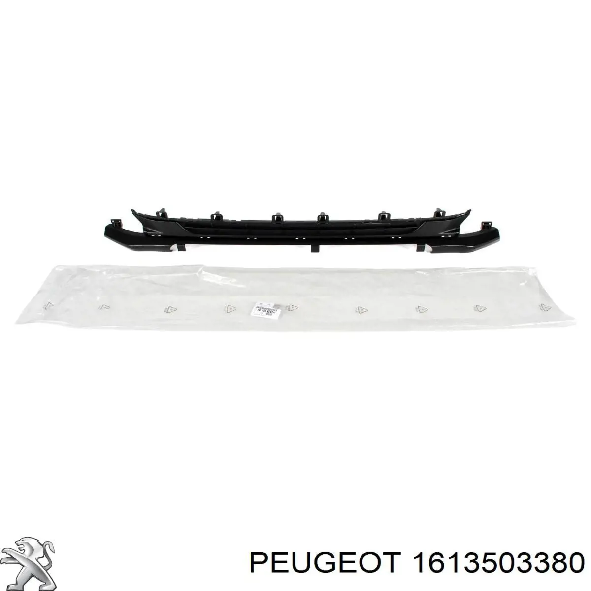 Compre 1613503380 Peugeot/Citroen Moldura direita do pára-choque dianteiro