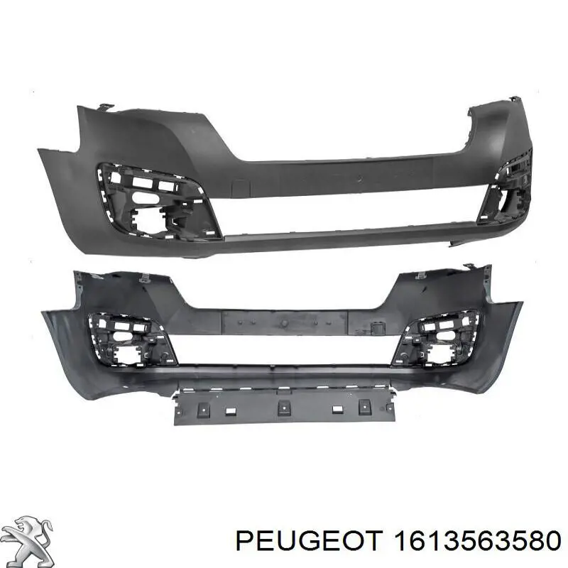 1613563580 Peugeot/Citroen Pára-choque dianteiro