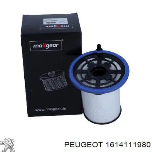 Filtro de combustível 1614111980 Peugeot/Citroen
