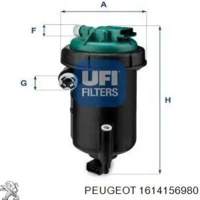 Compre 1614156980 Peugeot/Citroen Filtro de ventilação de cárter