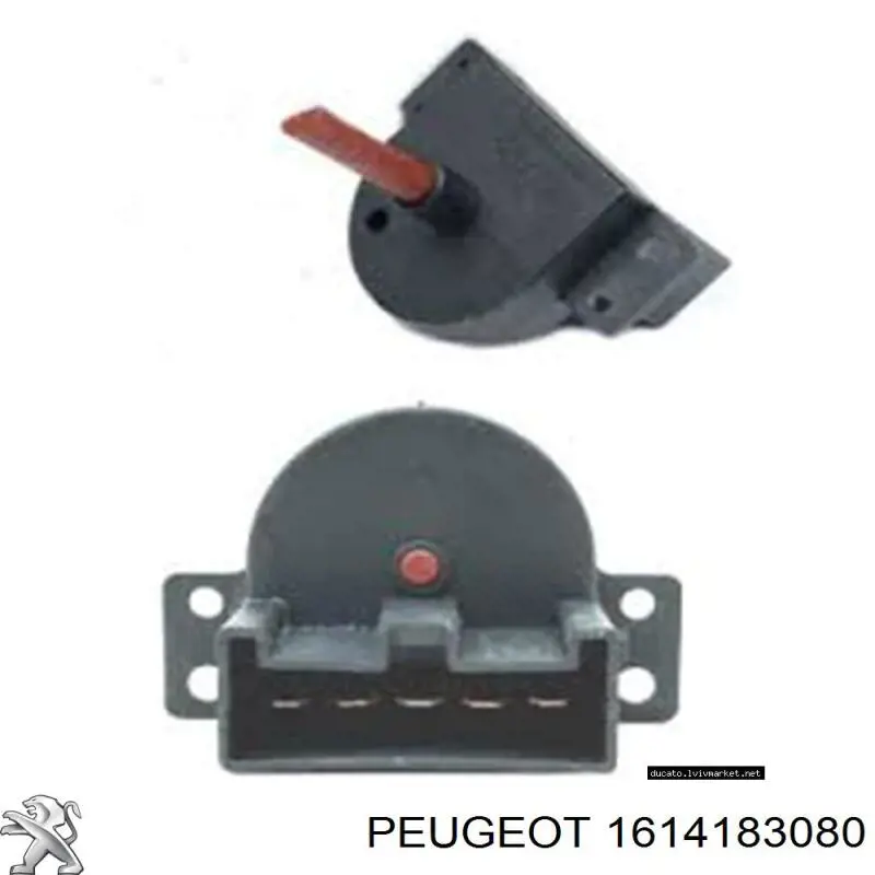Resistor (resistência) de ventilador de forno (de aquecedor de salão) Peugeot/Citroen 1614183080 preço, a partir de 25,11 USD
