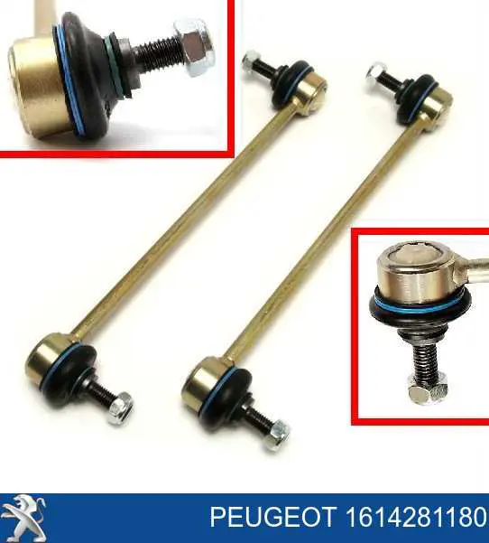 1614281180 Peugeot/Citroen Montante de estabilizador dianteiro