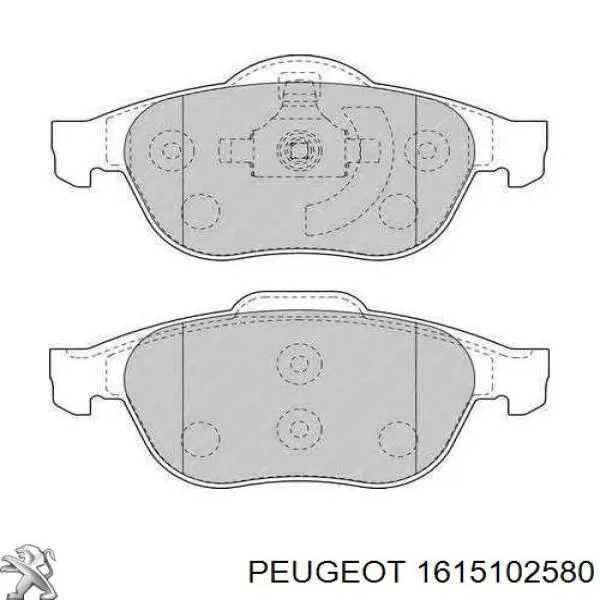 1615102580 Peugeot/Citroen Desengate (ficha) de aquecimento de filtro de combustível