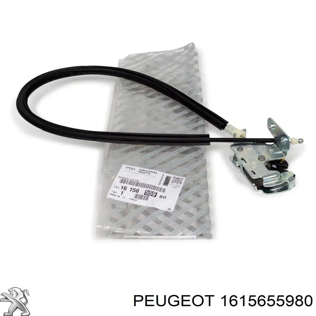 1615655980 Peugeot/Citroen Fecho inferior da porta traseira esquerda batente