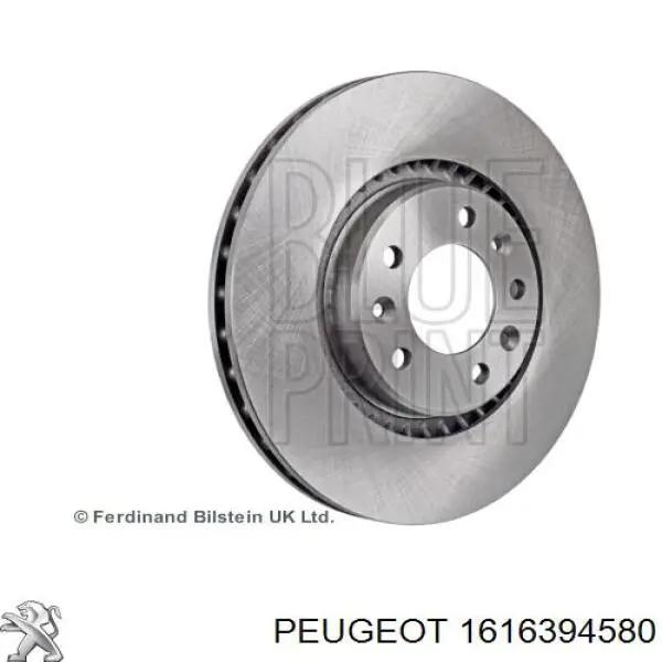 1616394580 Peugeot/Citroen Disco do freio traseiro