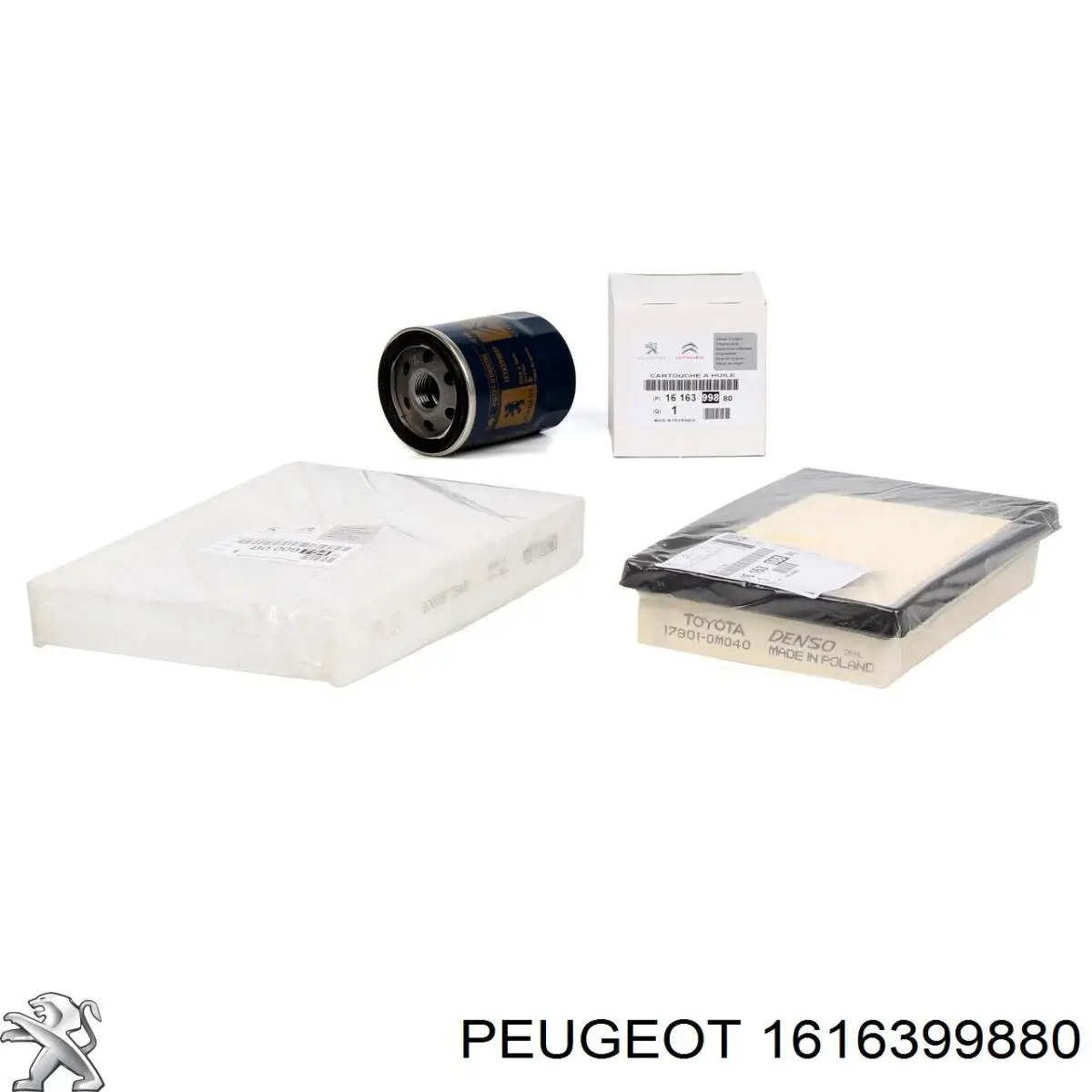 Filtro de óleo Peugeot/Citroen 1616399880 preço, a partir de 3,07 USD