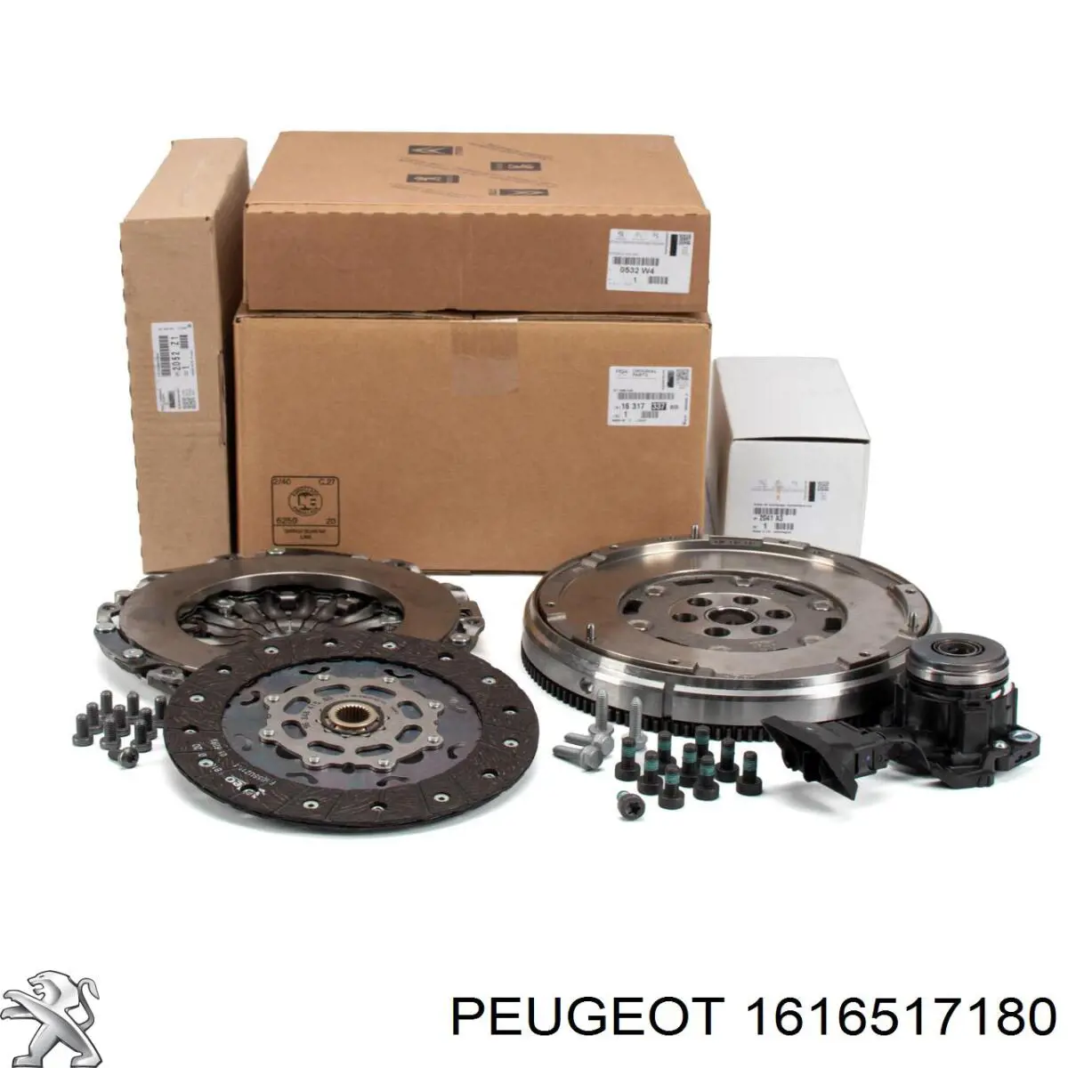 1616517180 Peugeot/Citroen Kit de embraiagem (3 peças)