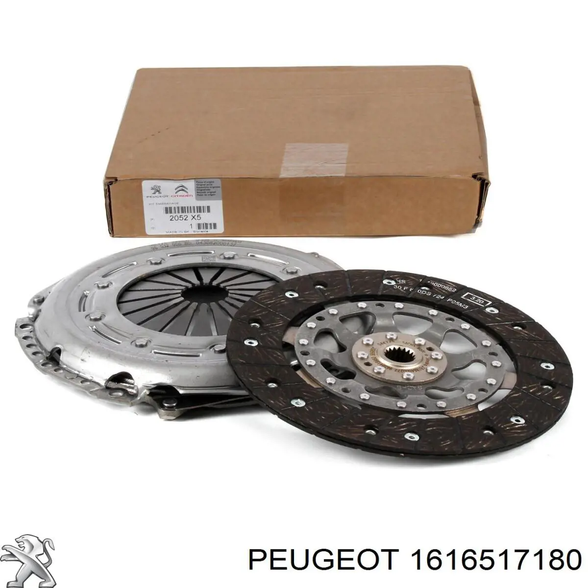 1616517180 Peugeot/Citroen Kit de embraiagem (3 peças)