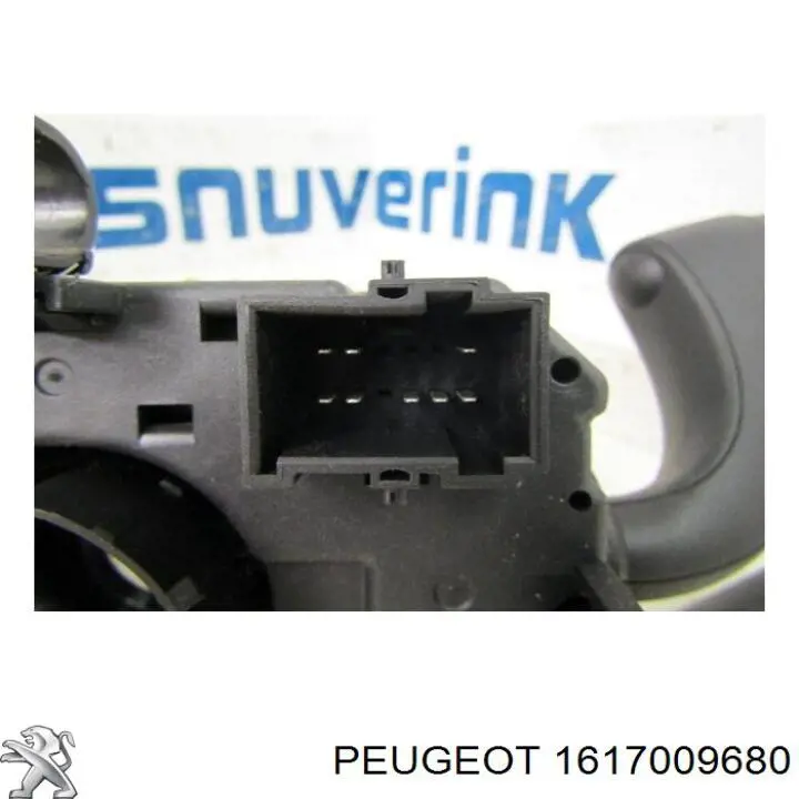 Comutador instalado na coluna da direção, montado 1617009680 Peugeot/Citroen