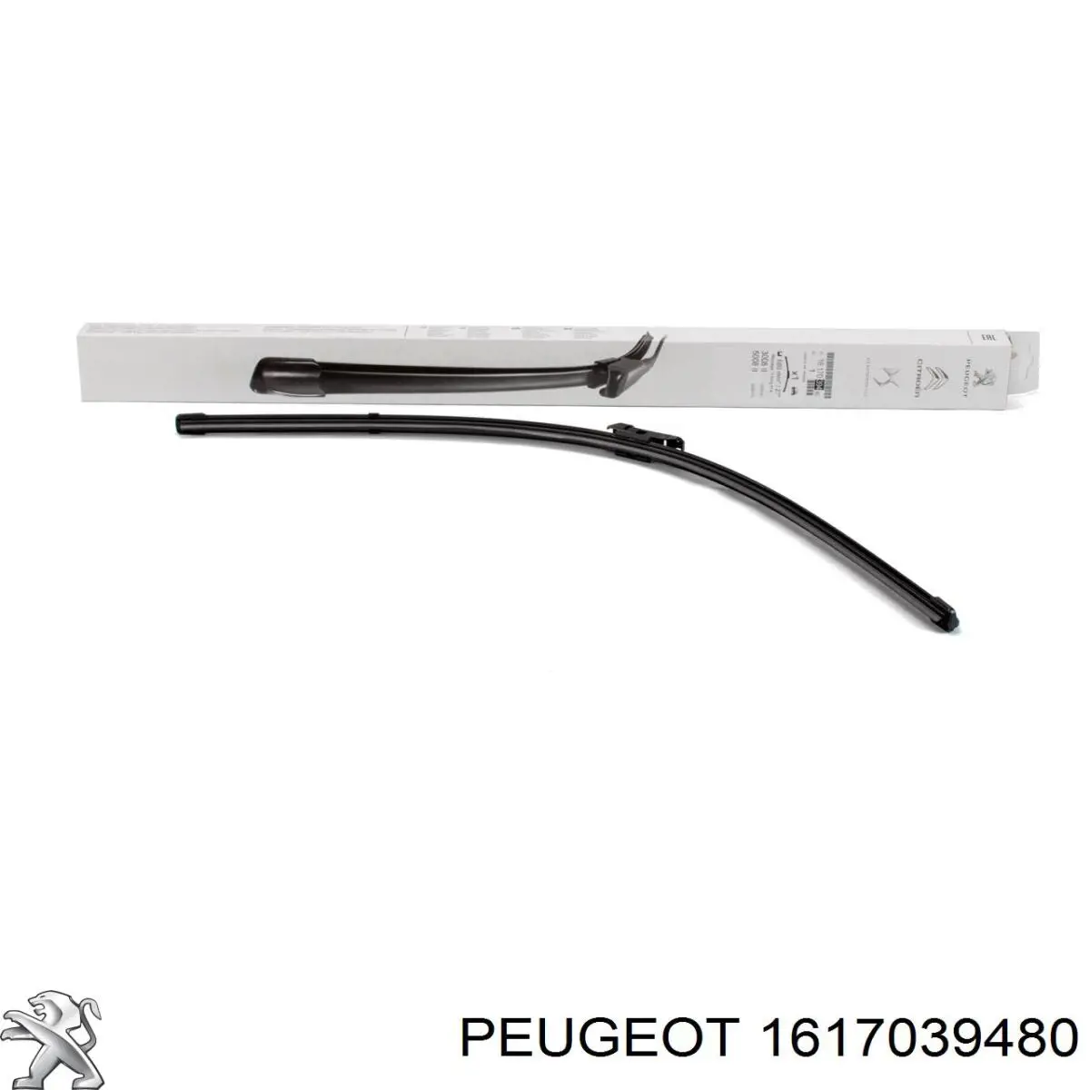 1617039480 Peugeot/Citroen Limpa-pára-brisas do pára-brisas, kit de 2 un.