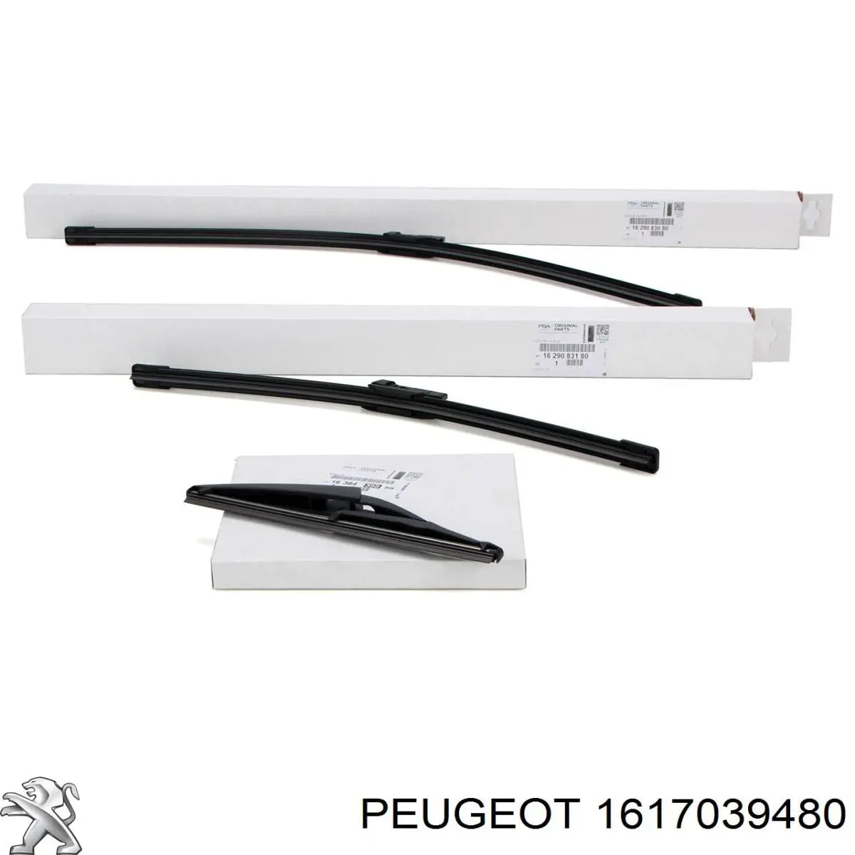 Limpa-pára-brisas do pára-brisas, kit de 2 un. Peugeot/Citroen 1617039480 preço, a partir de 23,98 USD