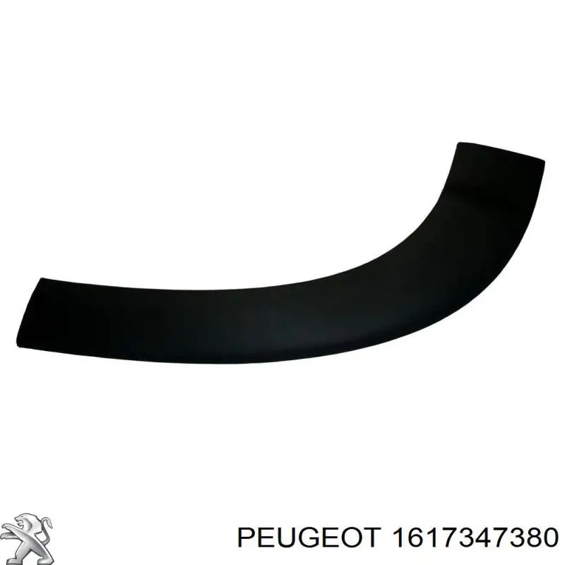 1617347380 Peugeot/Citroen Placa sobreposta da porta dianteira direita