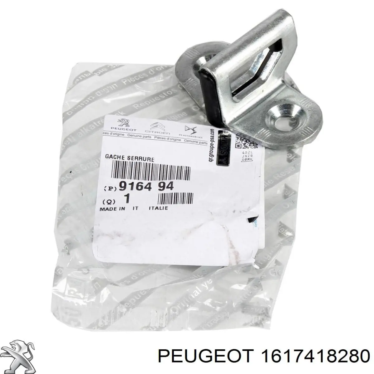 1617418280 Peugeot/Citroen Suporte direito do radiador (painel de montagem de fixação das luzes)