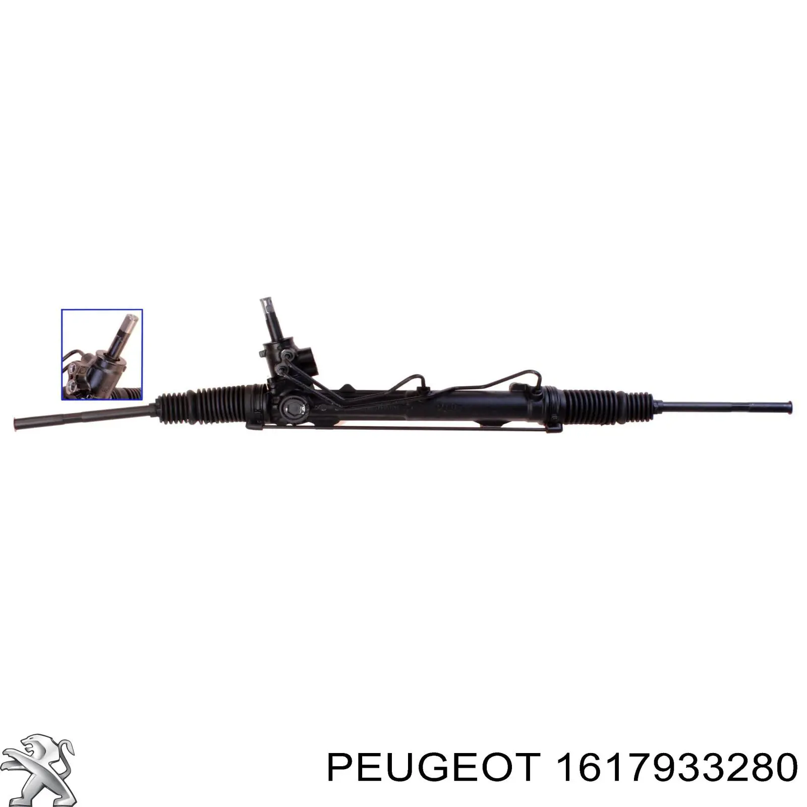 1617933280 Peugeot/Citroen Cremalheira da direção